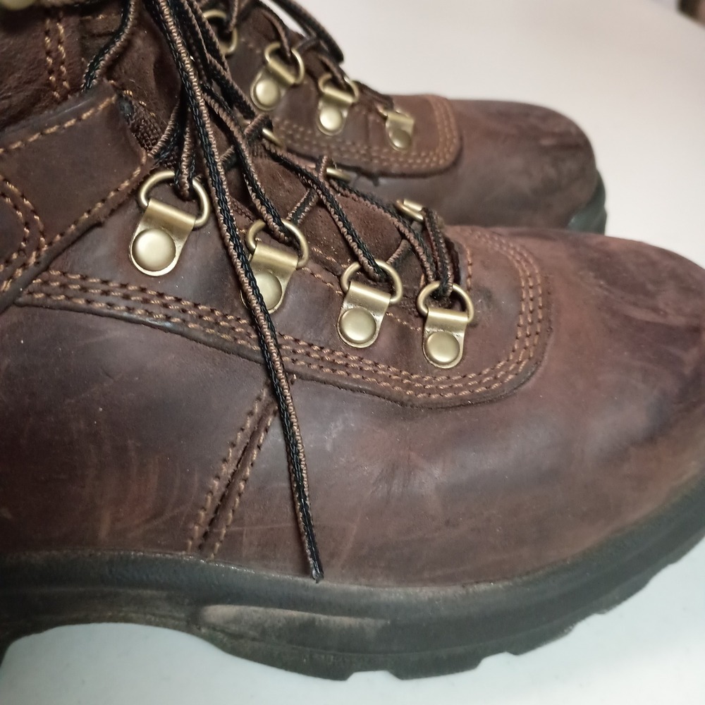 Red Wing Shoes Irish Setter Mens Work Boots Brown Leather Lace Up Size 7.5 EH - Picture 9 of 15